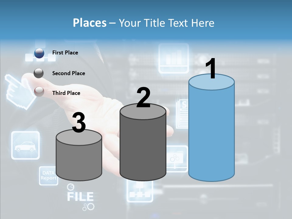 Rack Network Industry PowerPoint Template