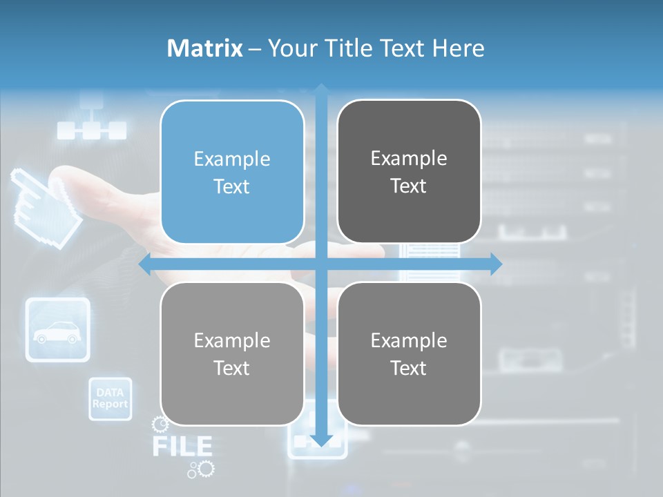 Rack Network Industry PowerPoint Template