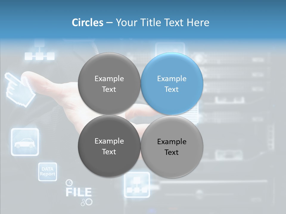 Rack Network Industry PowerPoint Template
