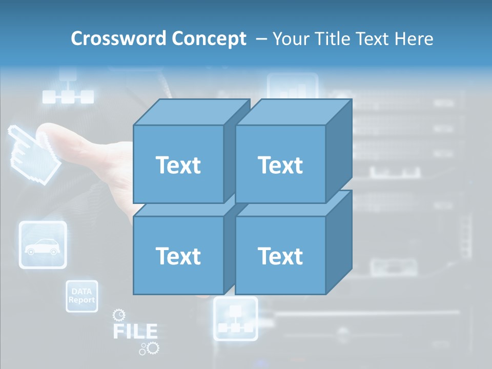 Rack Network Industry PowerPoint Template