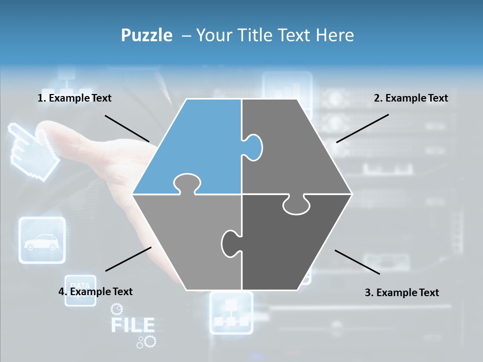 Rack Network Industry PowerPoint Template