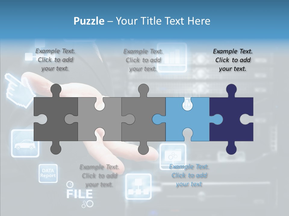 Rack Network Industry PowerPoint Template