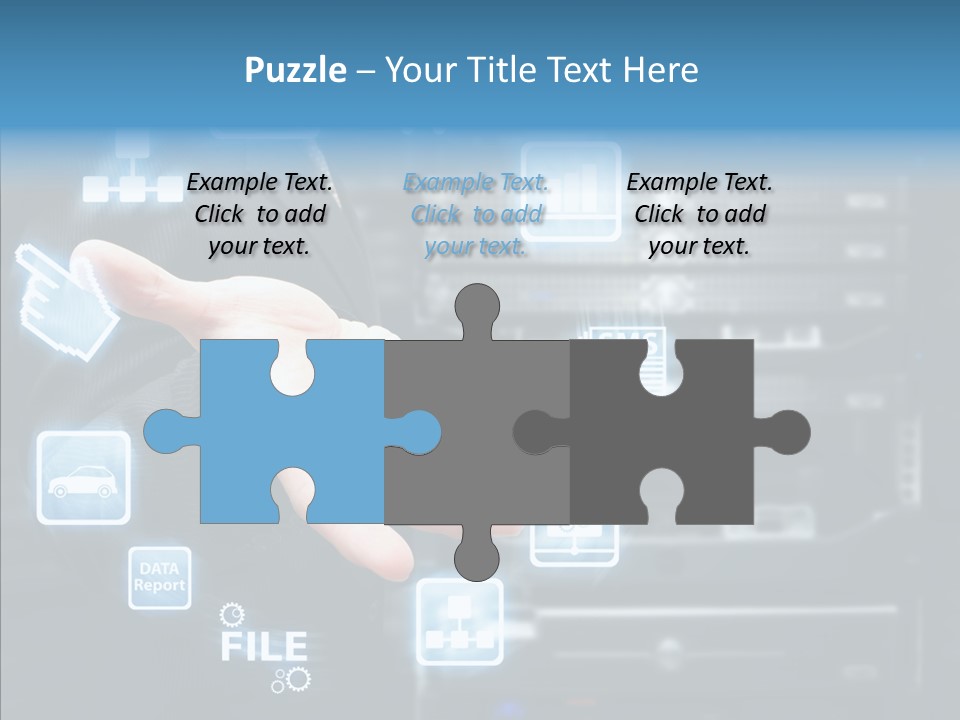 Rack Network Industry PowerPoint Template