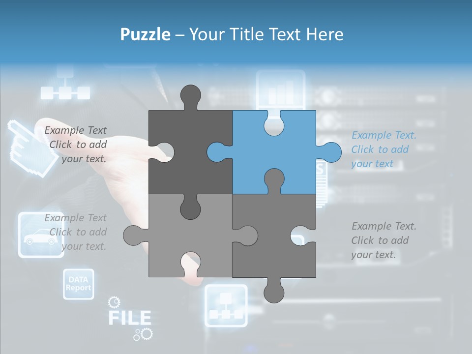 Rack Network Industry PowerPoint Template