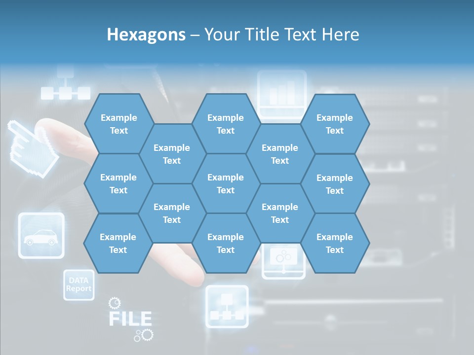 Rack Network Industry PowerPoint Template