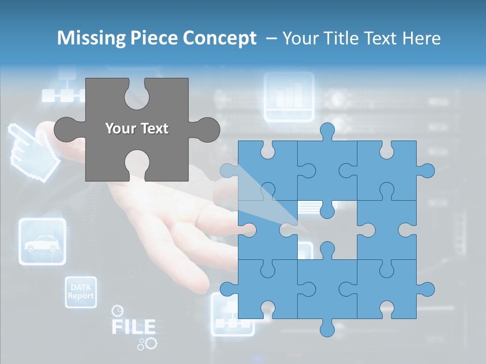 Rack Network Industry PowerPoint Template