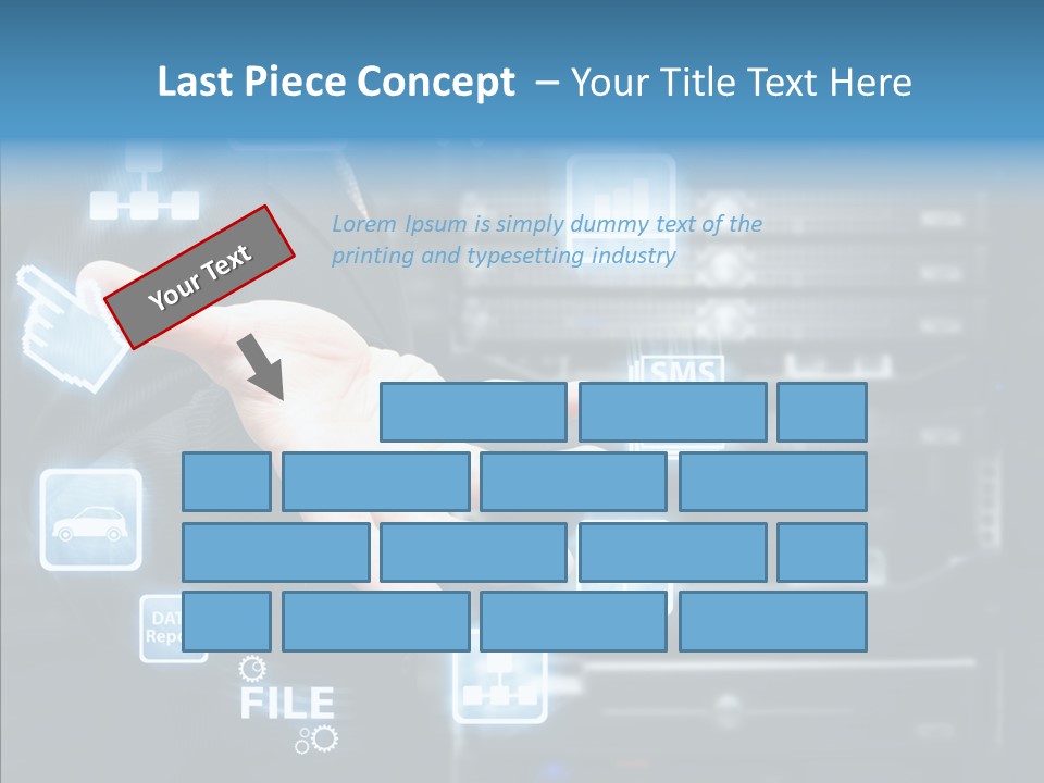 Rack Network Industry PowerPoint Template