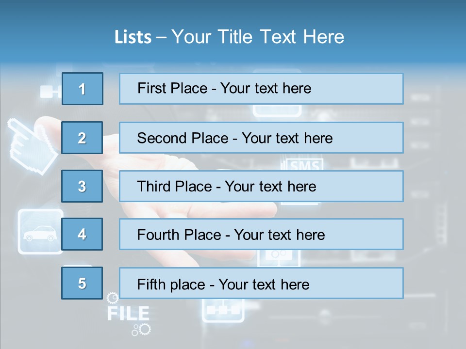 Rack Network Industry PowerPoint Template