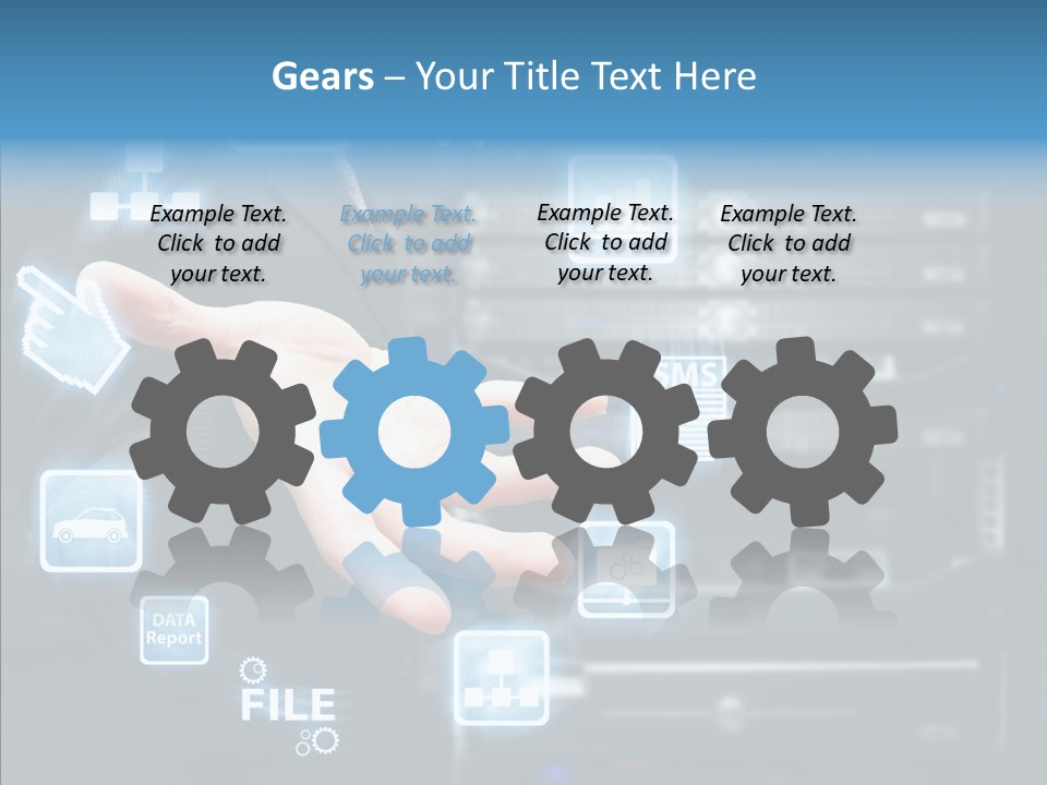 Rack Network Industry PowerPoint Template