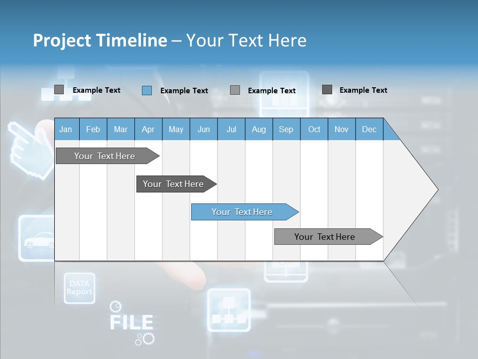Rack Network Industry PowerPoint Template