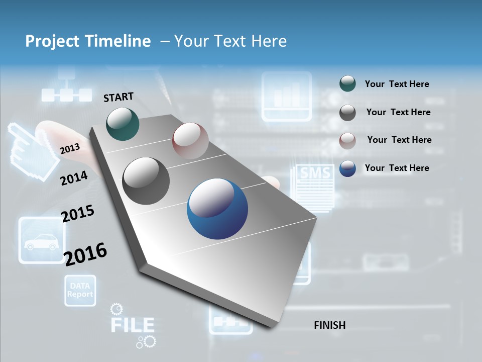 Rack Network Industry PowerPoint Template
