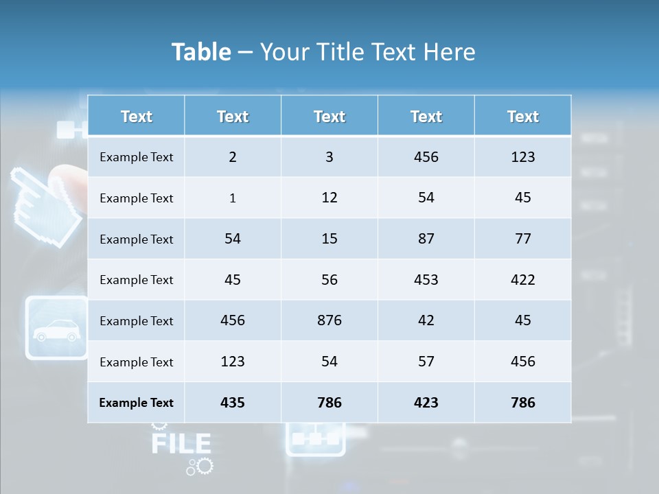 Rack Network Industry PowerPoint Template