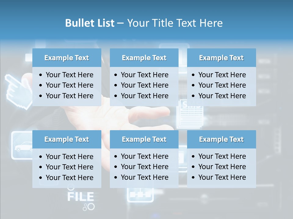 Rack Network Industry PowerPoint Template