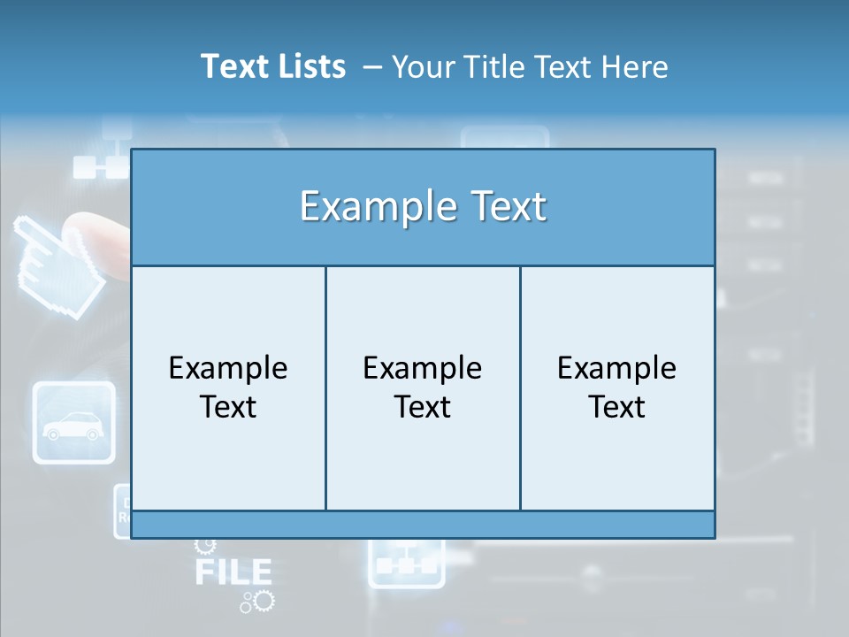 Rack Network Industry PowerPoint Template