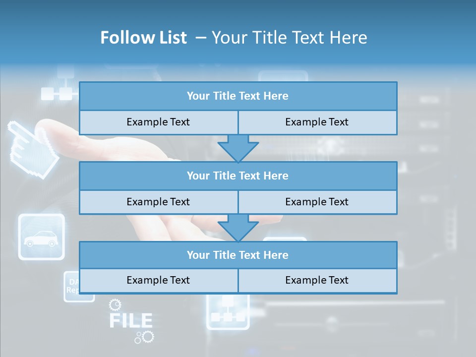 Rack Network Industry PowerPoint Template