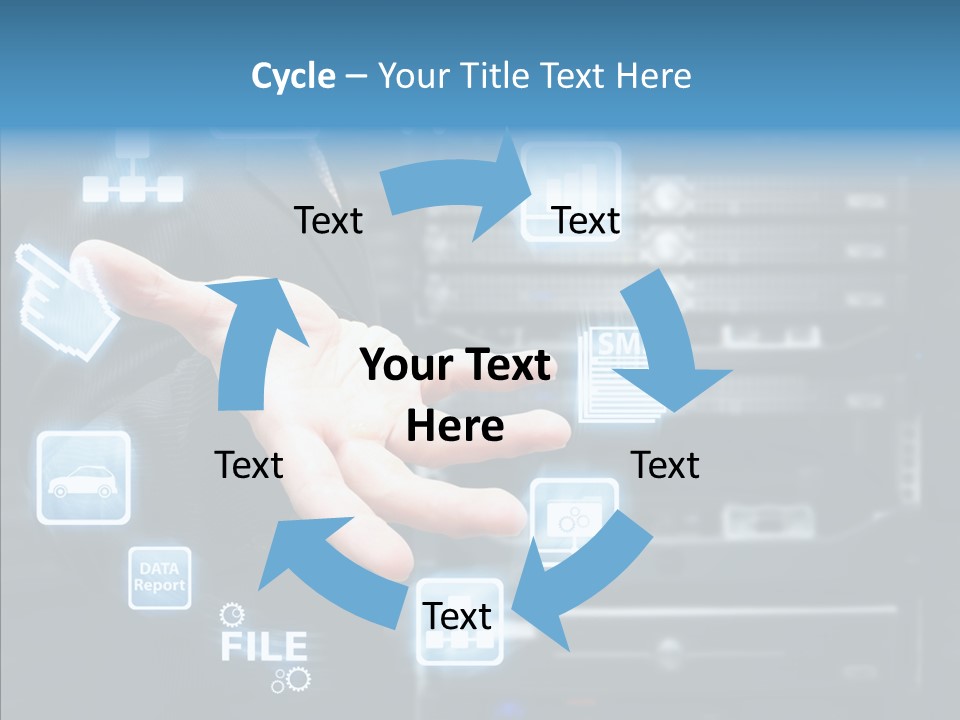 Rack Network Industry PowerPoint Template