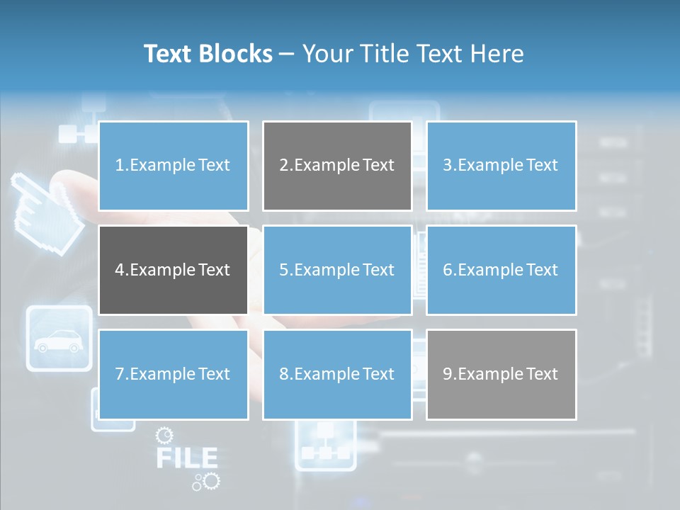 Rack Network Industry PowerPoint Template