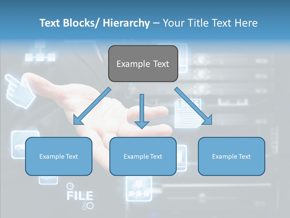 Rack Network Industry PowerPoint Template