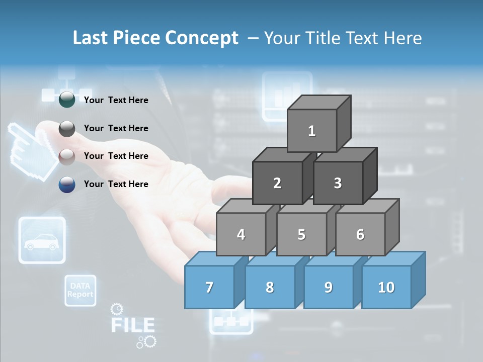 Rack Network Industry PowerPoint Template