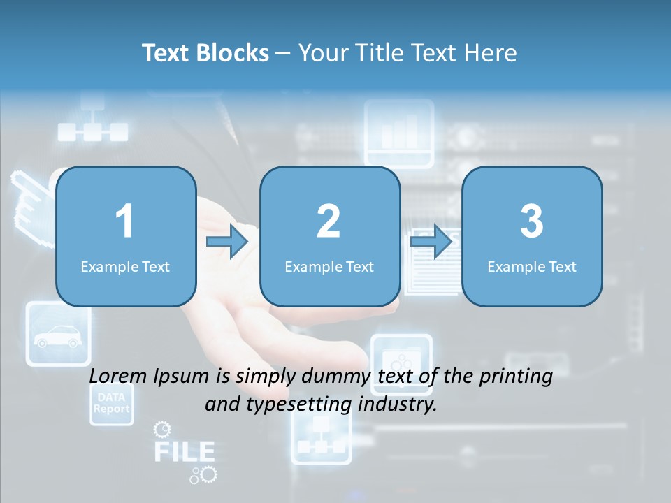 Rack Network Industry PowerPoint Template