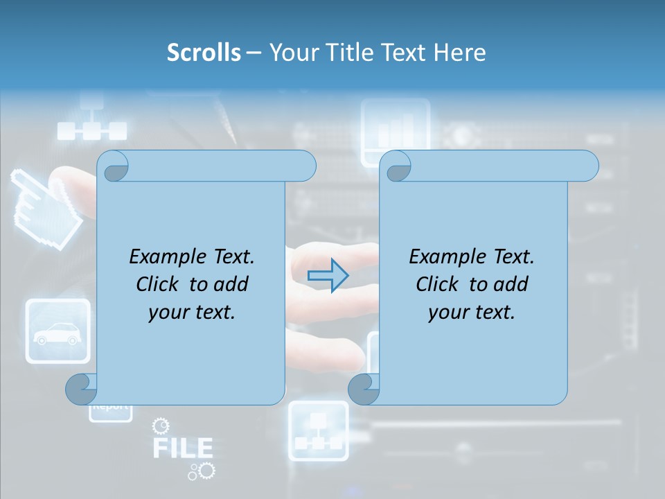 Rack Network Industry PowerPoint Template