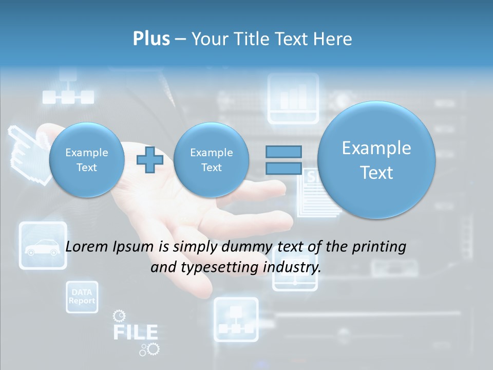 Rack Network Industry PowerPoint Template