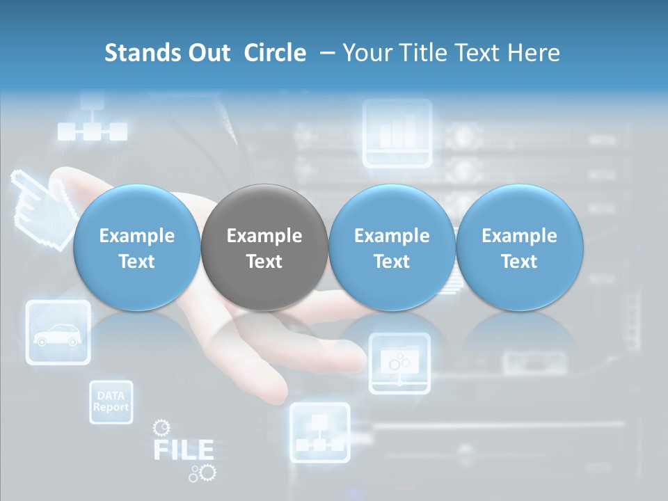 Rack Network Industry PowerPoint Template