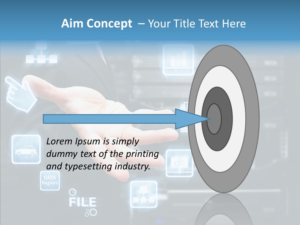 Rack Network Industry PowerPoint Template