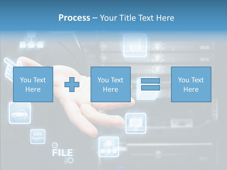 Rack Network Industry PowerPoint Template