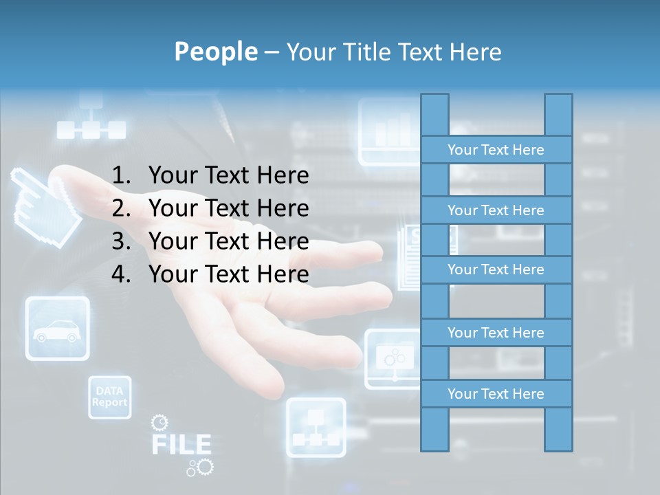 Rack Network Industry PowerPoint Template