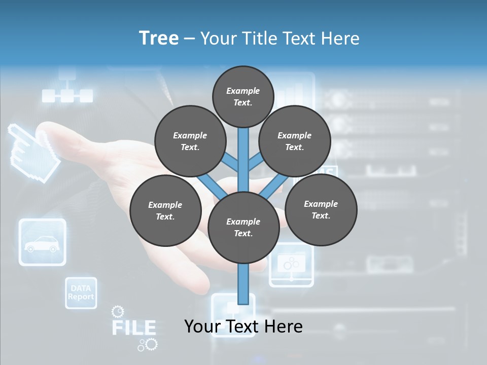 Rack Network Industry PowerPoint Template