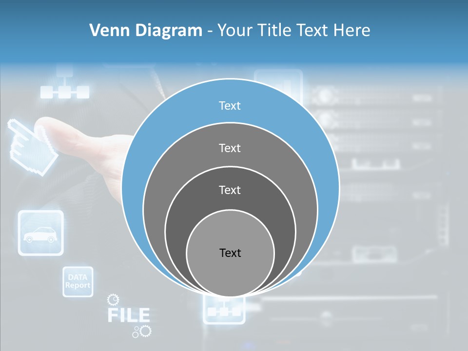 Rack Network Industry PowerPoint Template