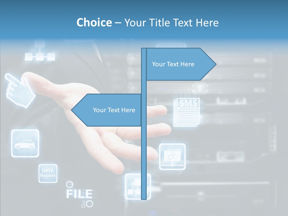 Rack Network Industry PowerPoint Template