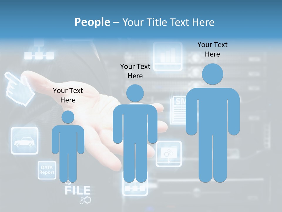 Rack Network Industry PowerPoint Template