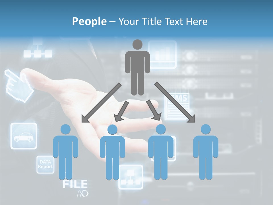 Rack Network Industry PowerPoint Template