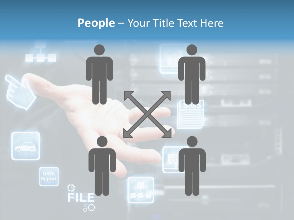 Rack Network Industry PowerPoint Template