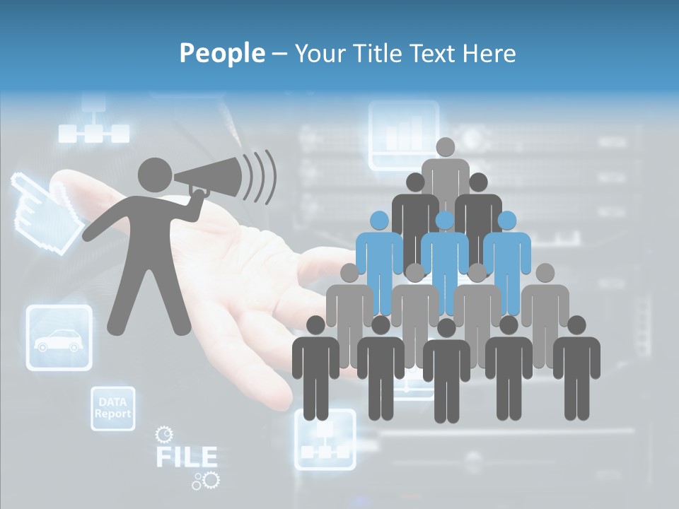 Rack Network Industry PowerPoint Template