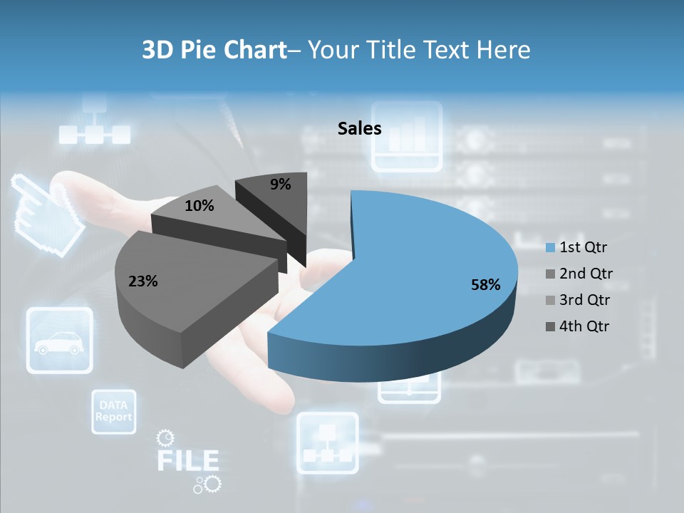Rack Network Industry PowerPoint Template