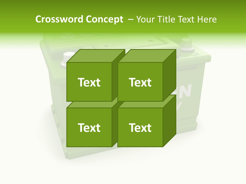 Vehicle Three Dimensional Savings PowerPoint Template