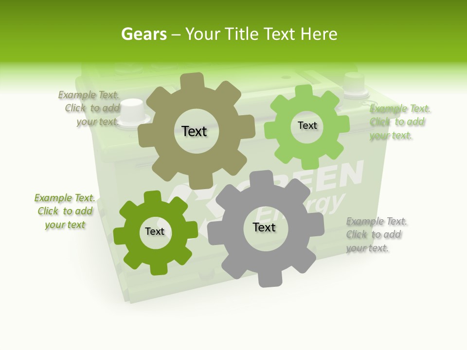 Vehicle Three Dimensional Savings PowerPoint Template