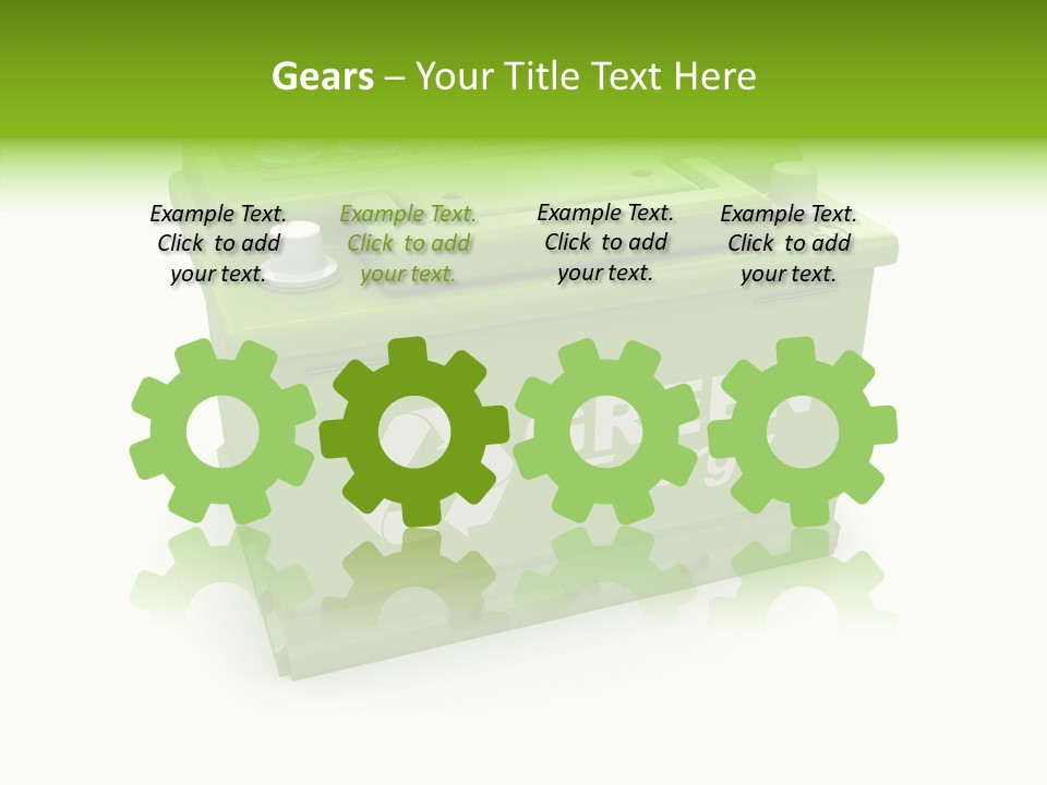 Vehicle Three Dimensional Savings PowerPoint Template