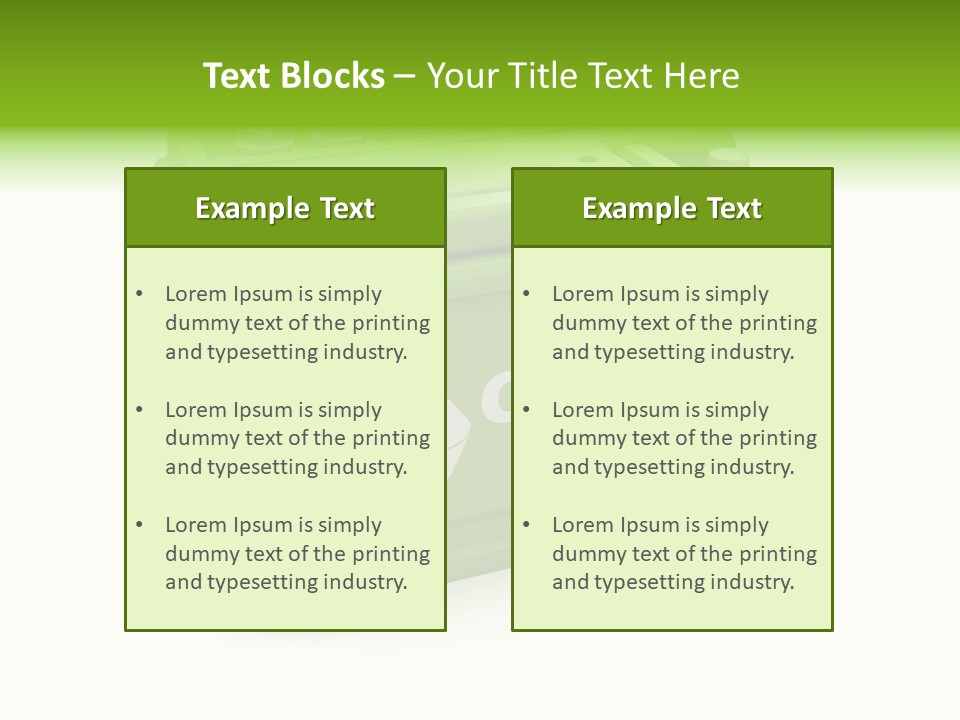 Vehicle Three Dimensional Savings PowerPoint Template