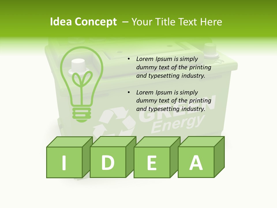 Vehicle Three Dimensional Savings PowerPoint Template