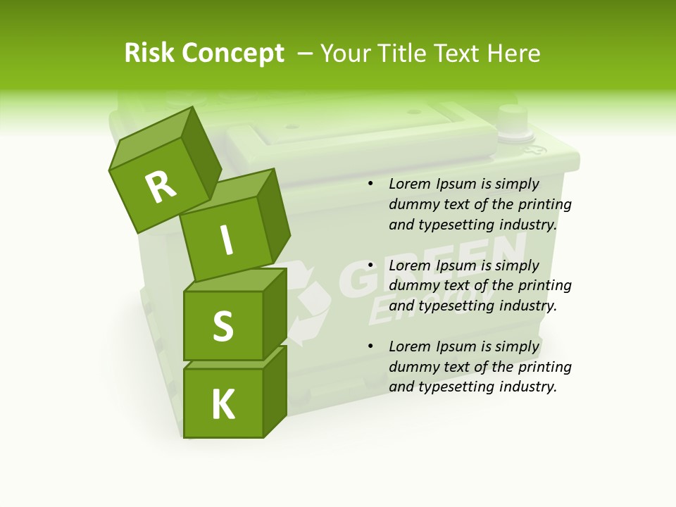 Vehicle Three Dimensional Savings PowerPoint Template