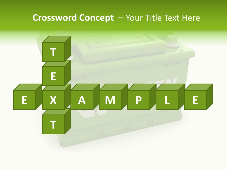 Vehicle Three Dimensional Savings PowerPoint Template