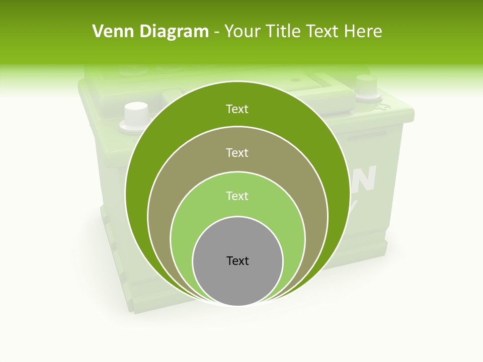 Vehicle Three Dimensional Savings PowerPoint Template