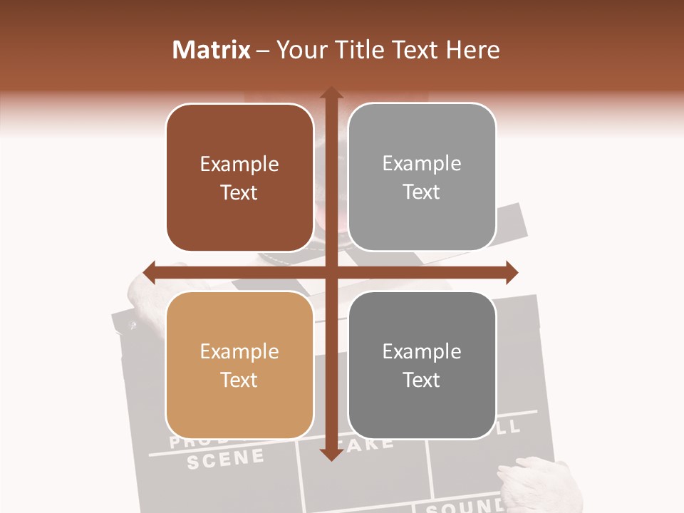 Film Producer Glasses PowerPoint Template