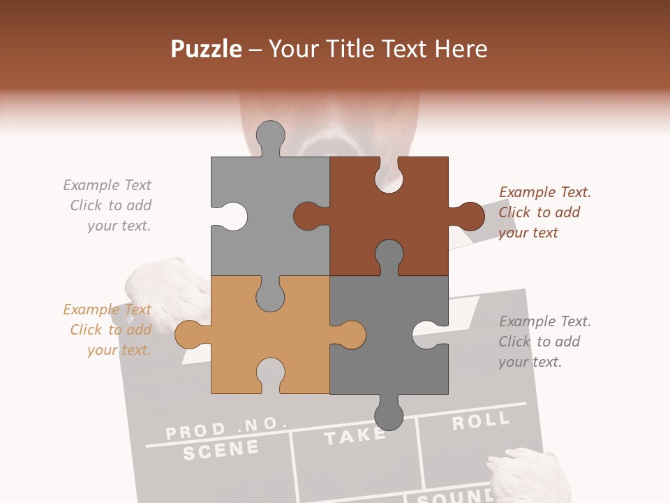 Film Producer Glasses PowerPoint Template