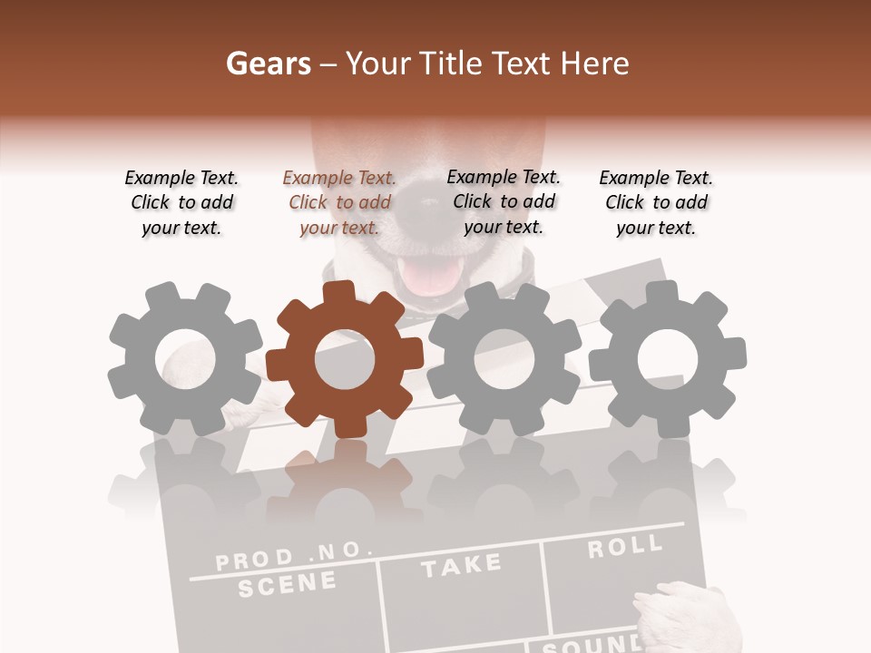 Film Producer Glasses PowerPoint Template