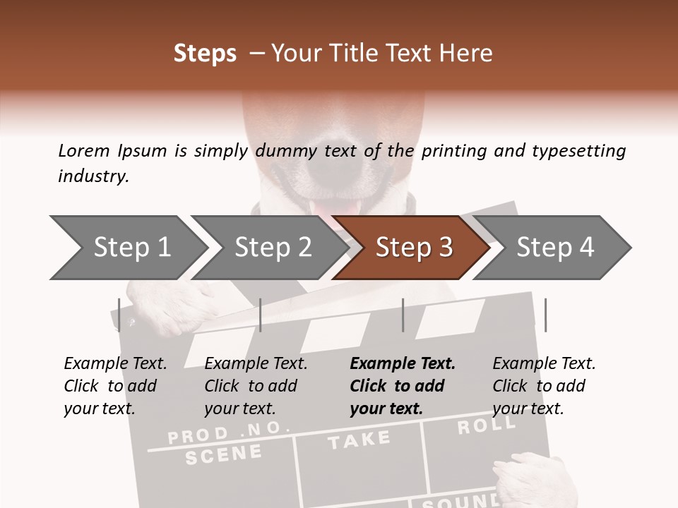 Film Producer Glasses PowerPoint Template